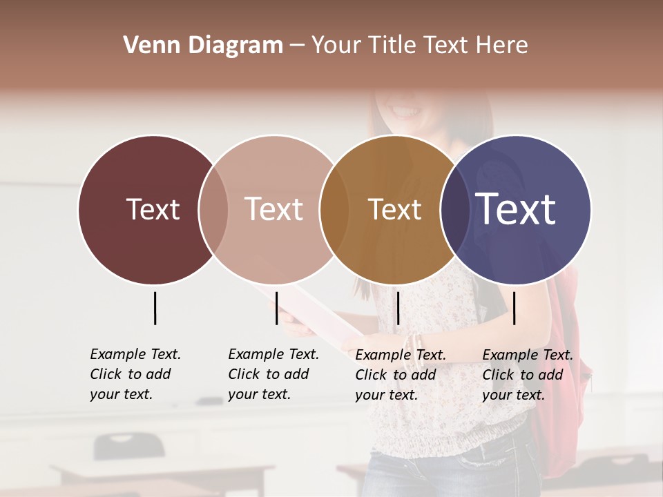 Teen Classroom Person PowerPoint Template
