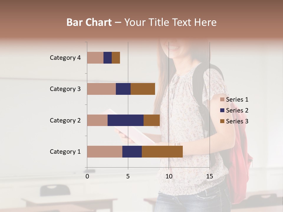 Teen Classroom Person PowerPoint Template