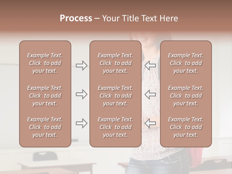 Teen Classroom Person PowerPoint Template