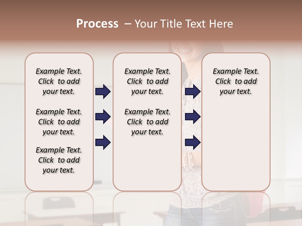 Teen Classroom Person PowerPoint Template