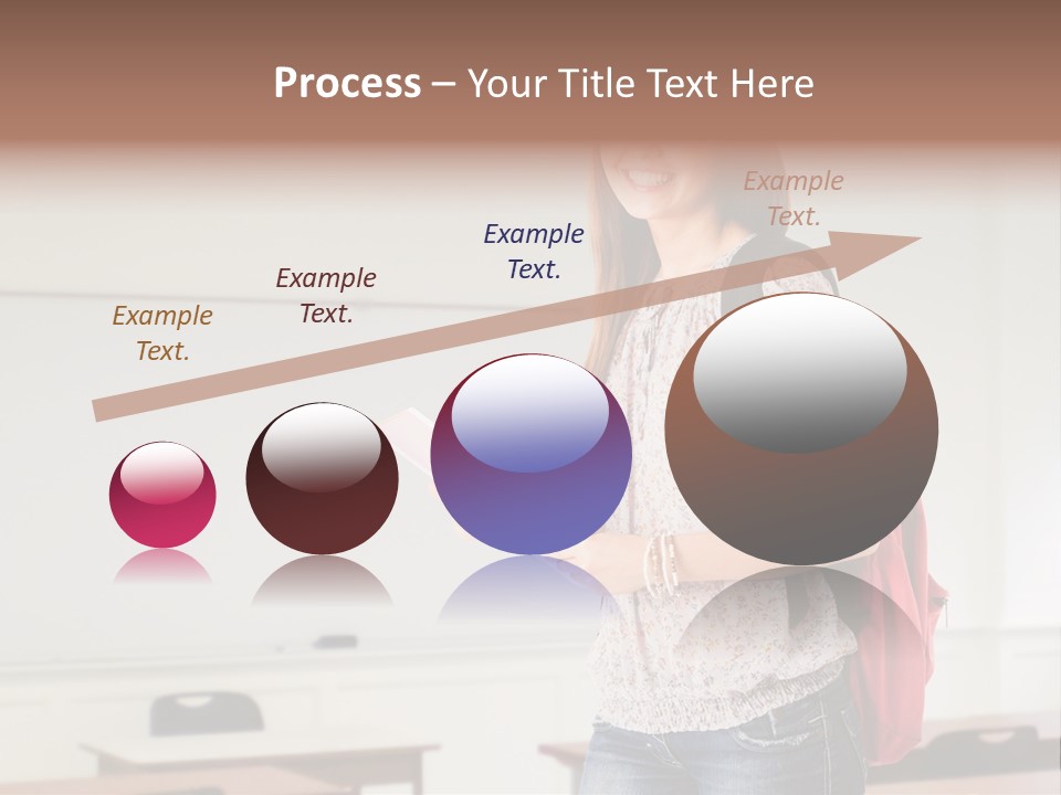 Teen Classroom Person PowerPoint Template