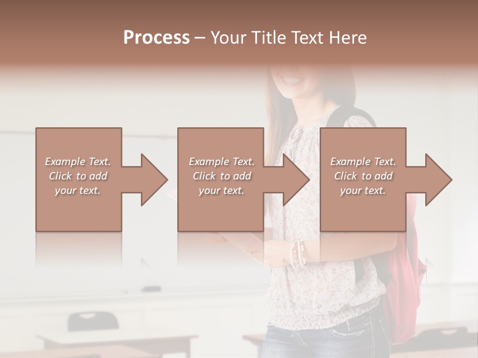 Teen Classroom Person PowerPoint Template