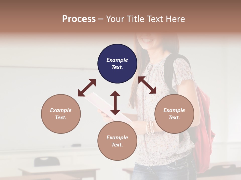 Teen Classroom Person PowerPoint Template