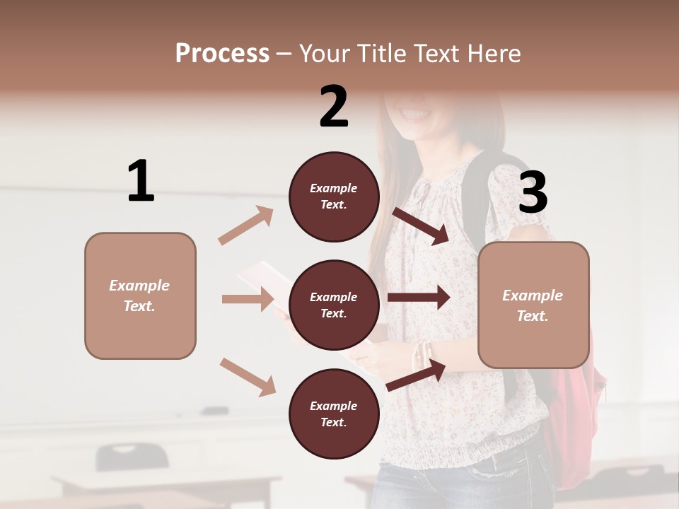 Teen Classroom Person PowerPoint Template