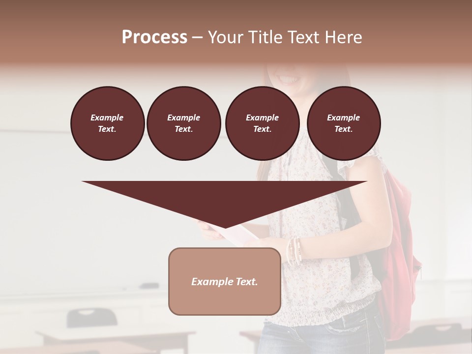 Teen Classroom Person PowerPoint Template