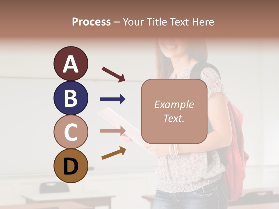 Teen Classroom Person PowerPoint Template