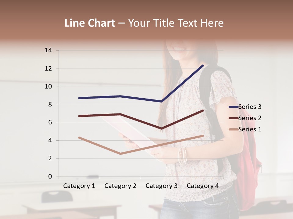 Teen Classroom Person PowerPoint Template
