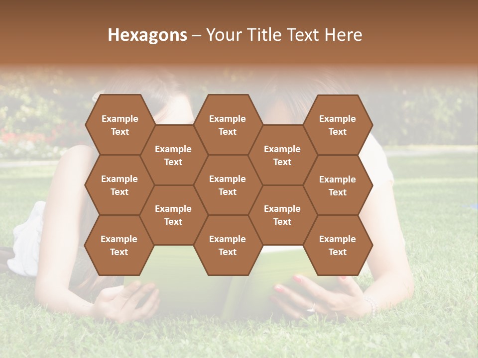 Senior High School Read Students PowerPoint Template