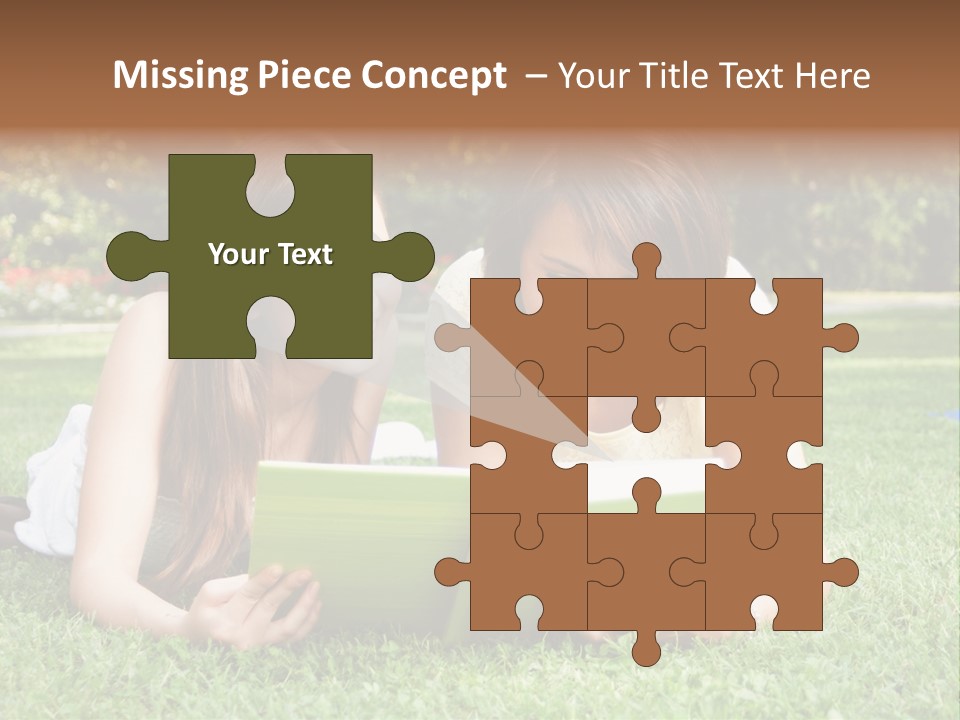 Senior High School Read Students PowerPoint Template