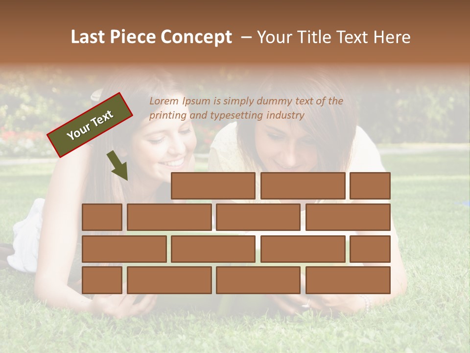 Senior High School Read Students PowerPoint Template