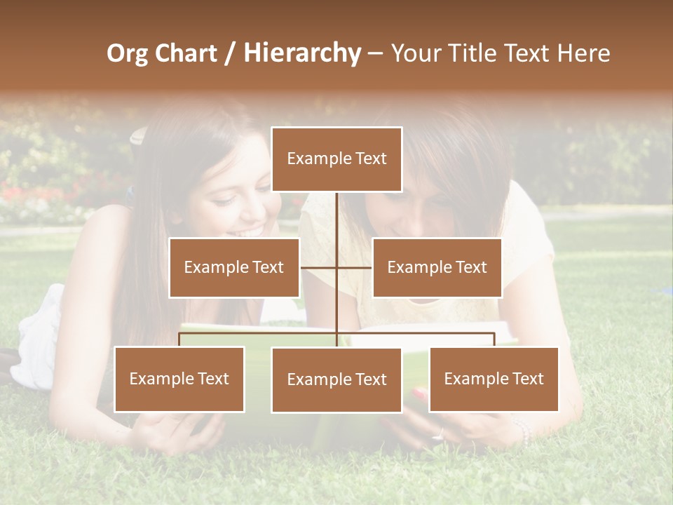 Senior High School Read Students PowerPoint Template