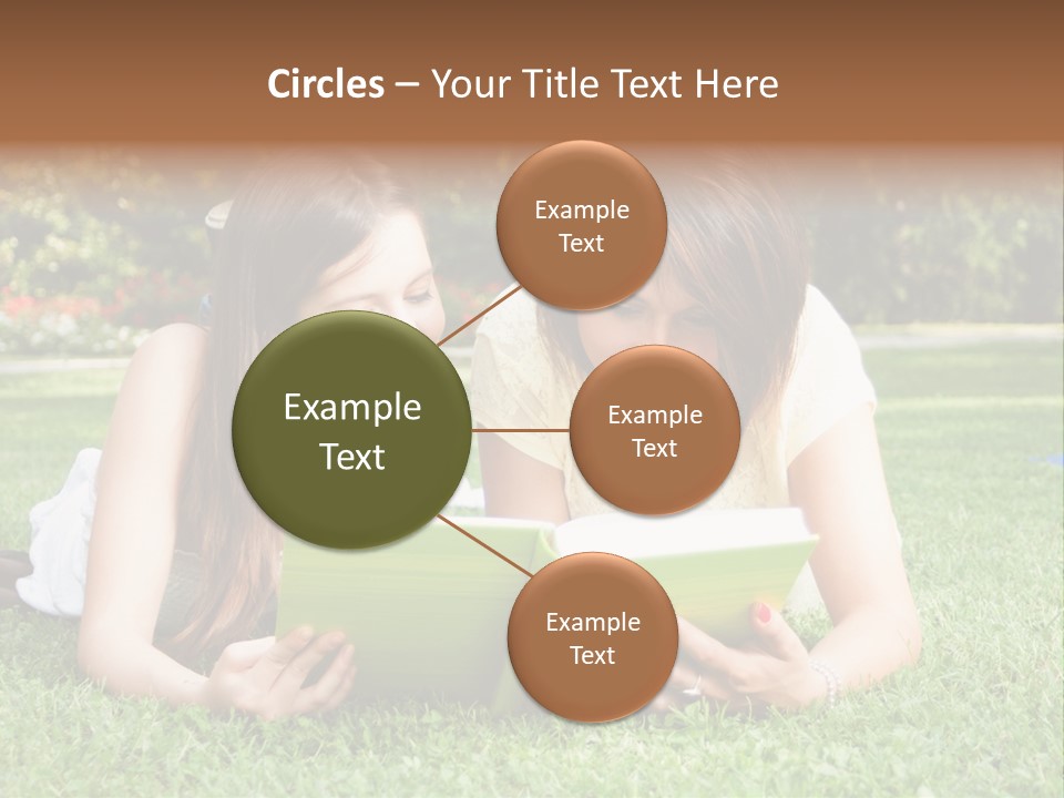 Senior High School Read Students PowerPoint Template