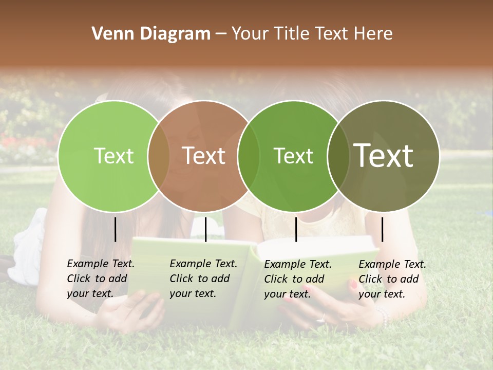 Senior High School Read Students PowerPoint Template