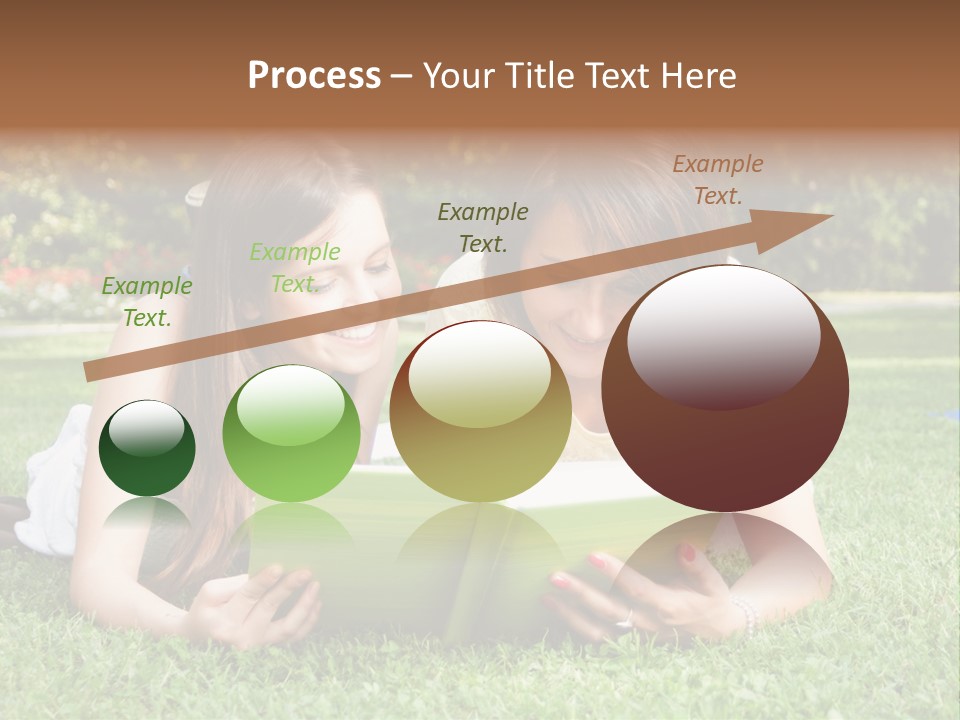 Senior High School Read Students PowerPoint Template