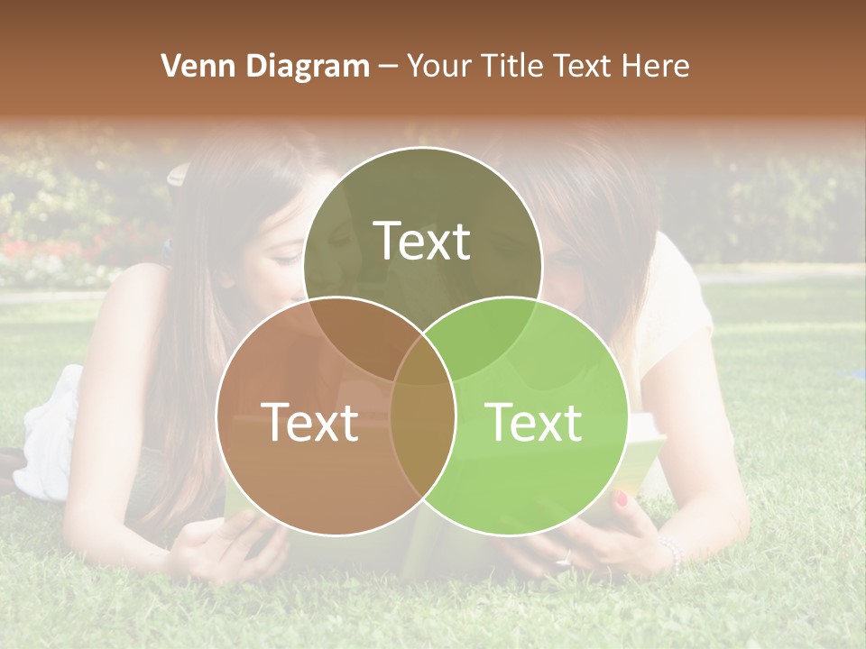 Senior High School Read Students PowerPoint Template