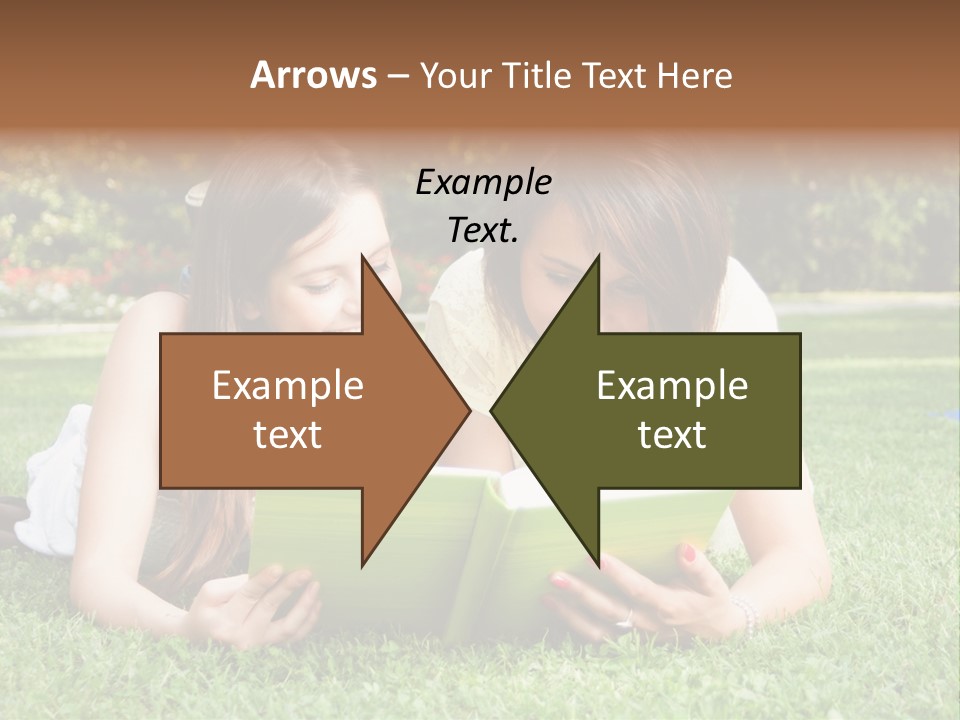 Senior High School Read Students PowerPoint Template