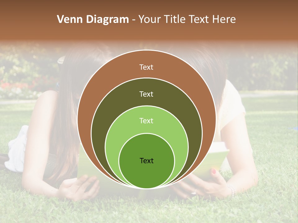 Senior High School Read Students PowerPoint Template