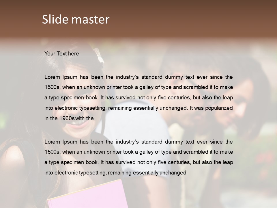Outdoor Students University PowerPoint Template