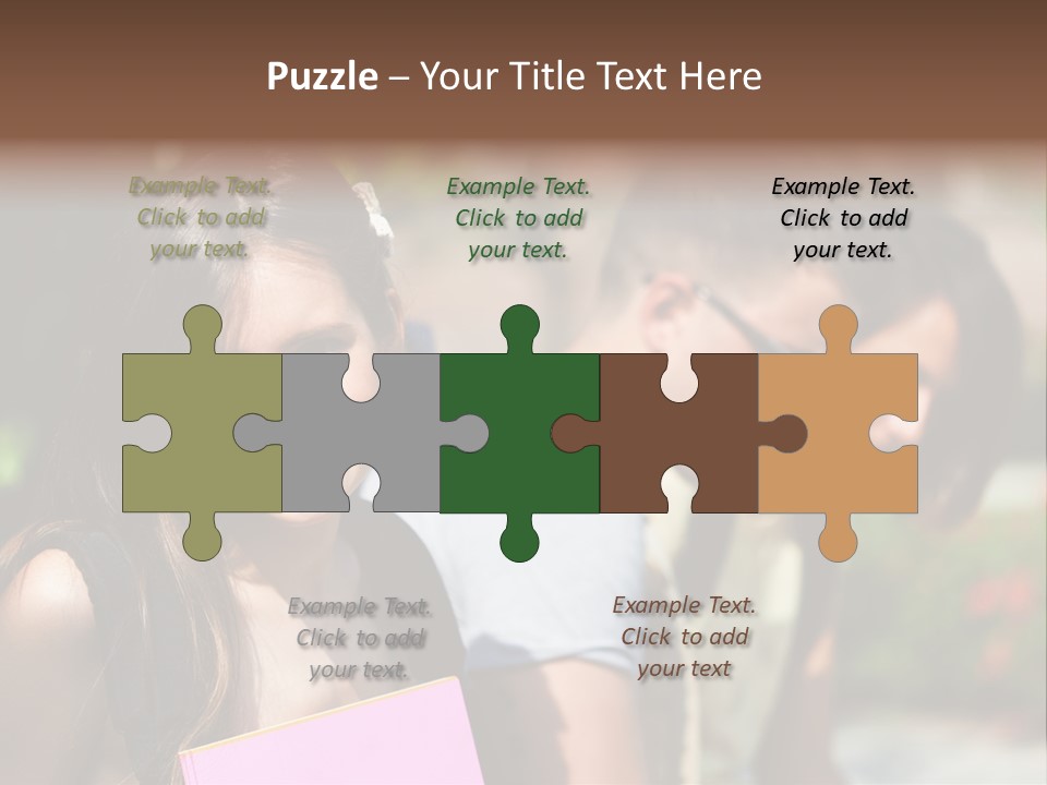 Outdoor Students University PowerPoint Template