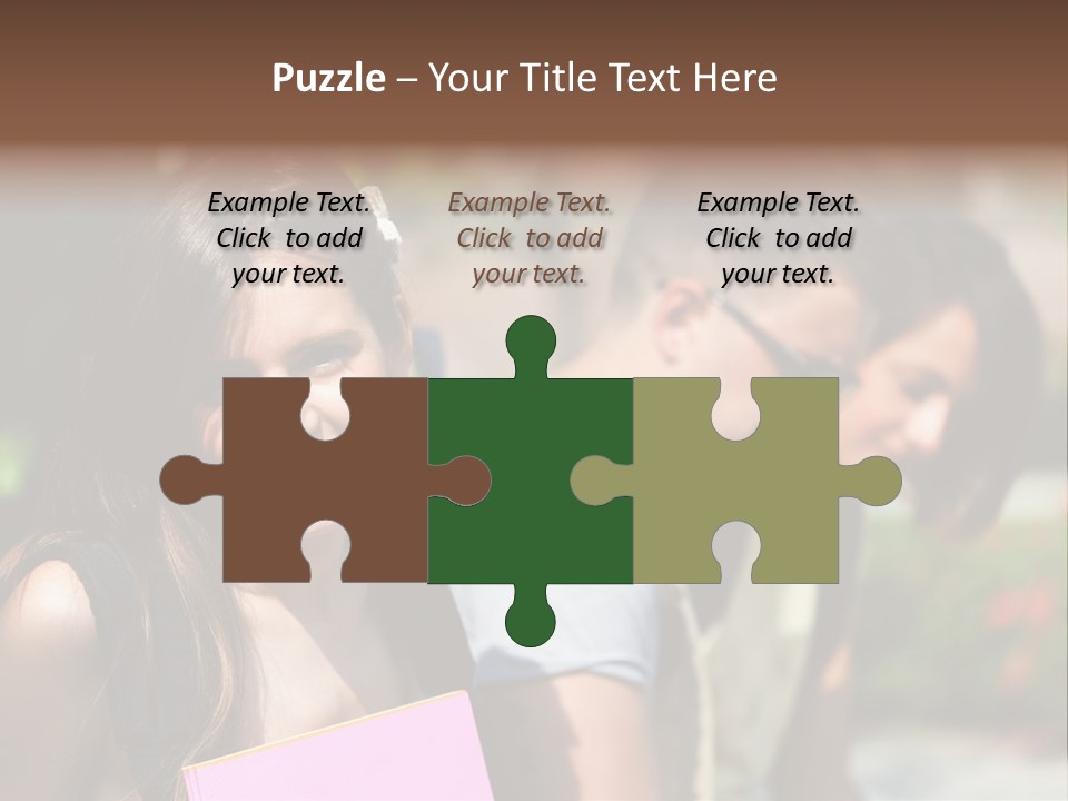 Outdoor Students University PowerPoint Template