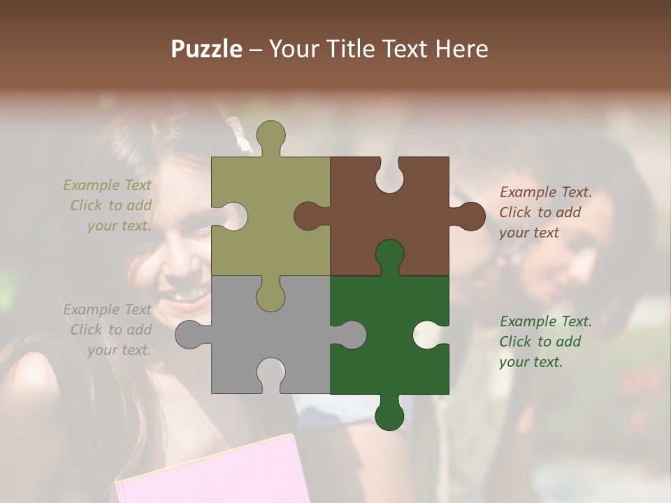 Outdoor Students University PowerPoint Template