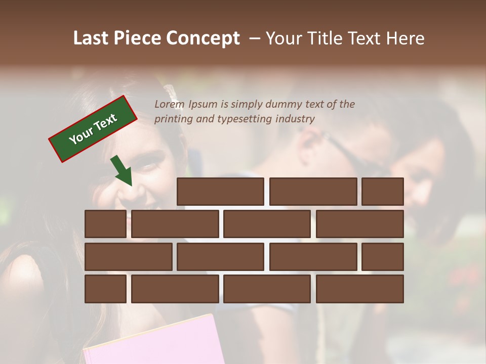 Outdoor Students University PowerPoint Template