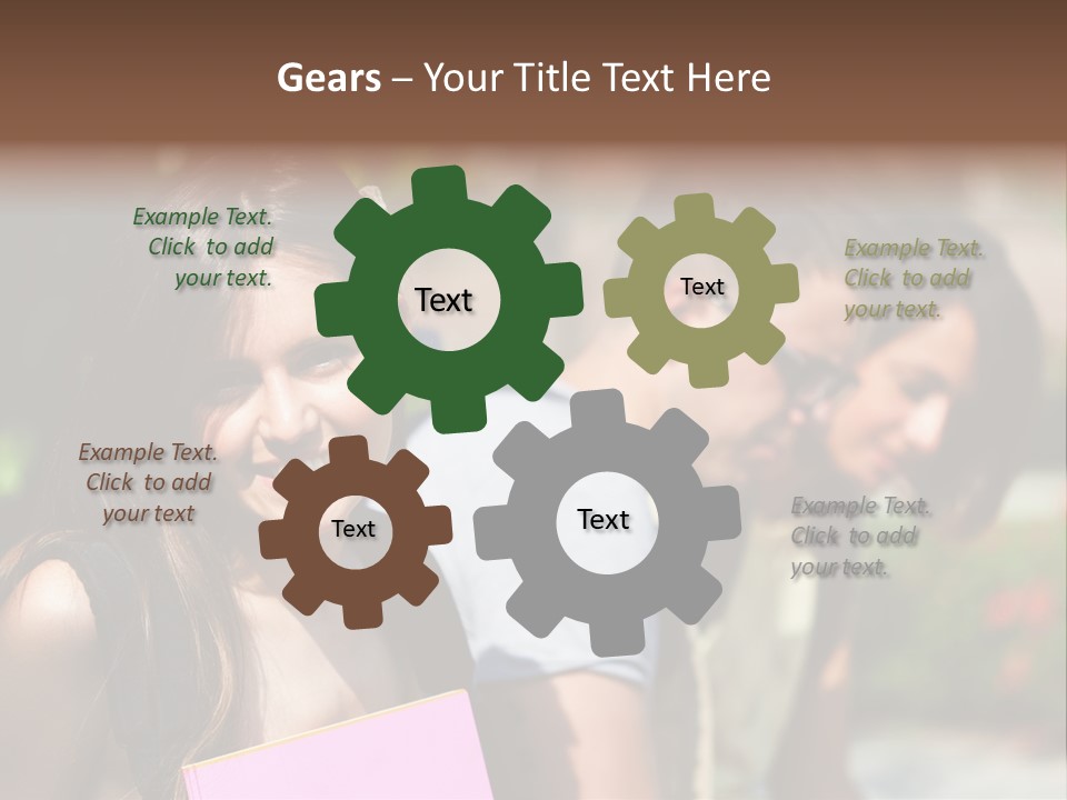 Outdoor Students University PowerPoint Template