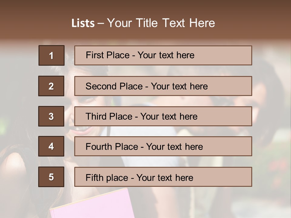 Outdoor Students University PowerPoint Template