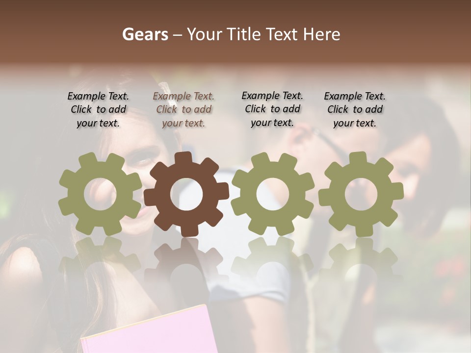 Outdoor Students University PowerPoint Template