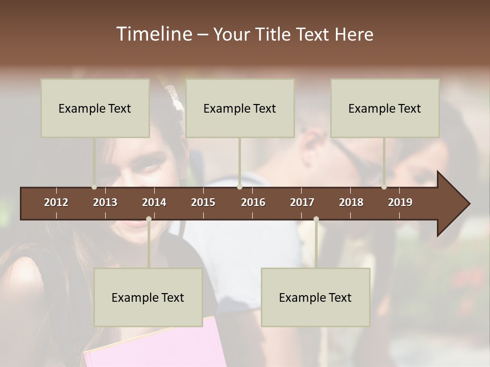 Outdoor Students University PowerPoint Template