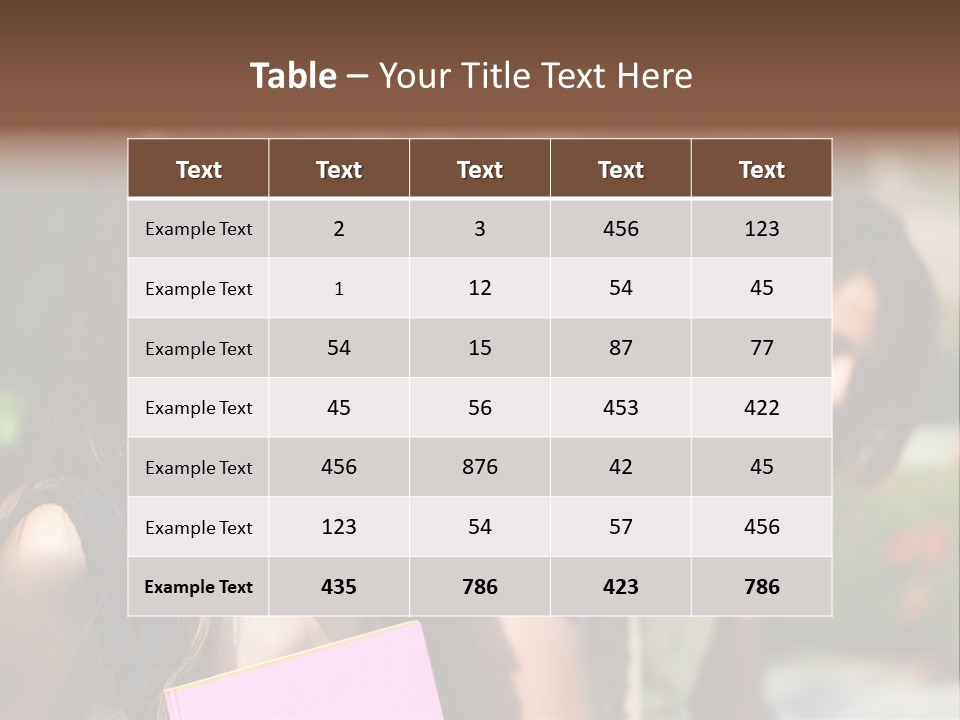 Outdoor Students University PowerPoint Template