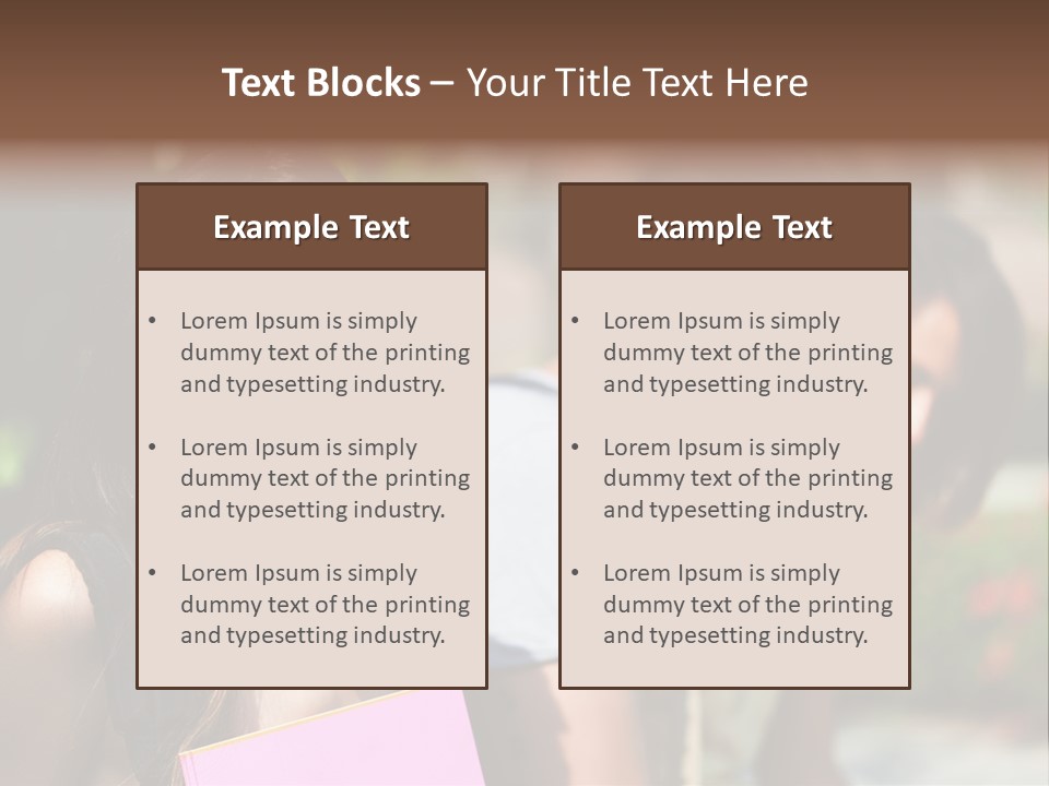 Outdoor Students University PowerPoint Template