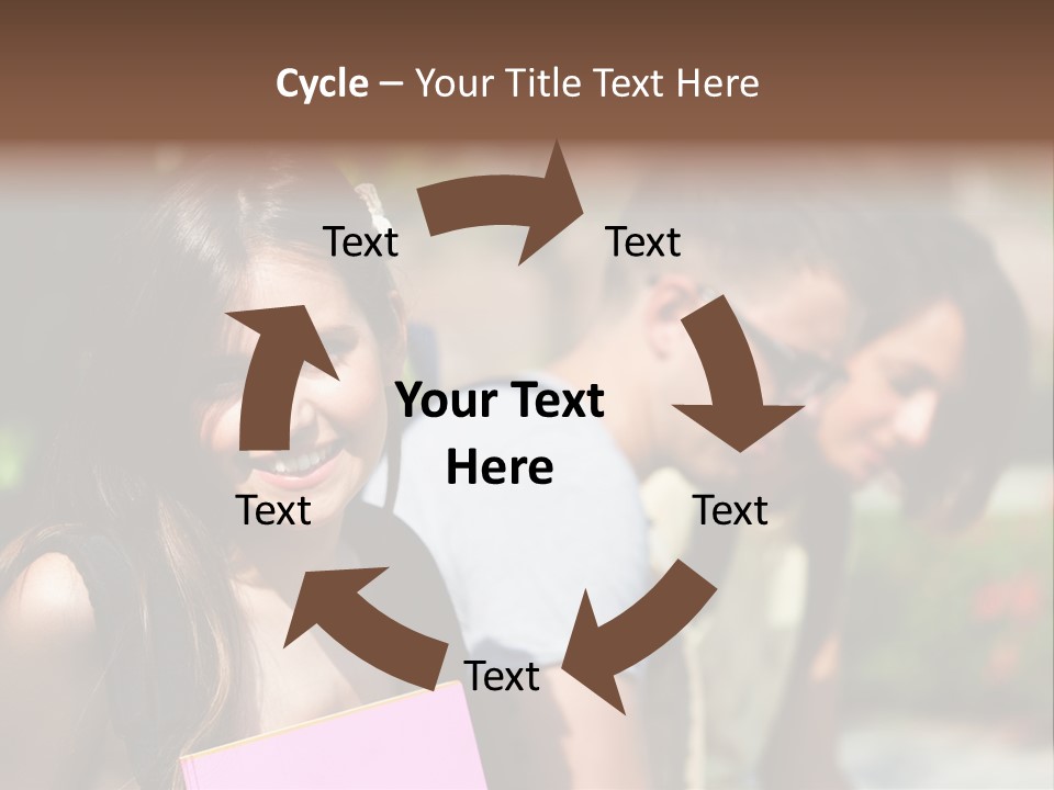 Outdoor Students University PowerPoint Template