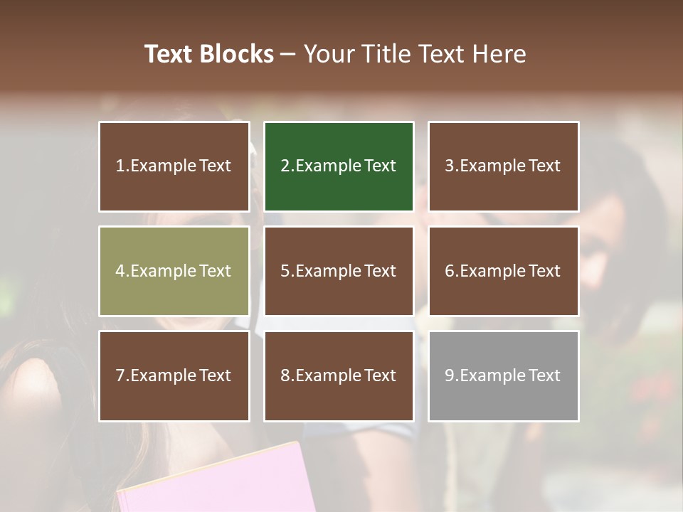 Outdoor Students University PowerPoint Template