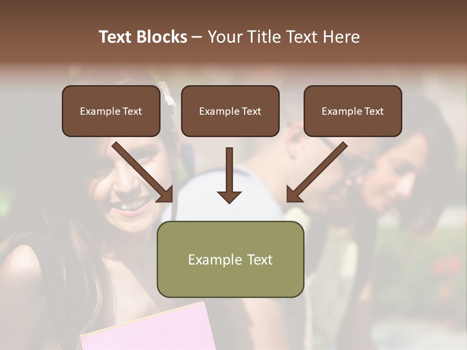 Outdoor Students University PowerPoint Template