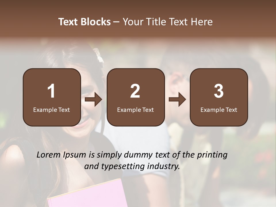 Outdoor Students University PowerPoint Template