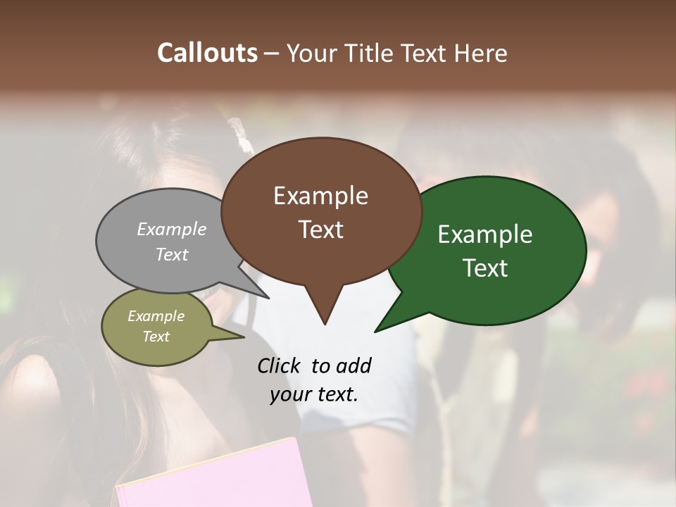 Outdoor Students University PowerPoint Template