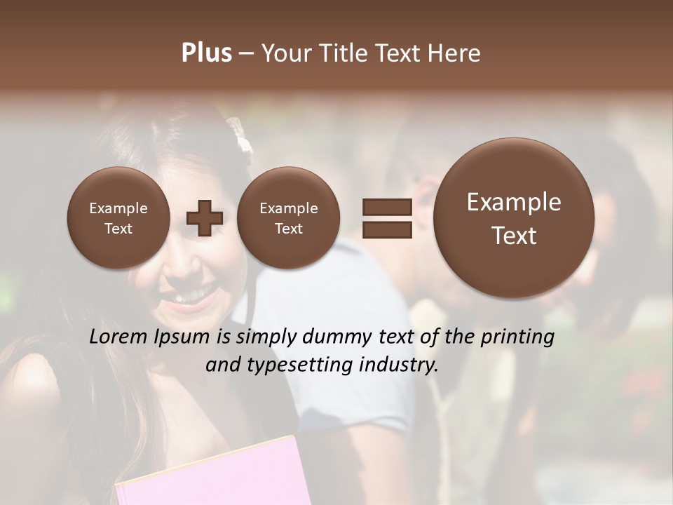 Outdoor Students University PowerPoint Template