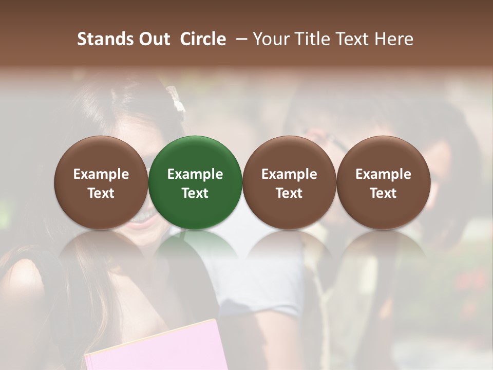 Outdoor Students University PowerPoint Template