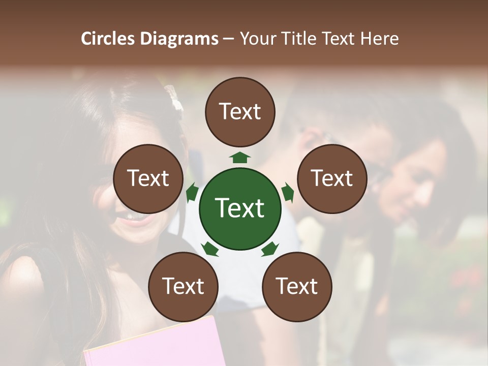 Outdoor Students University PowerPoint Template