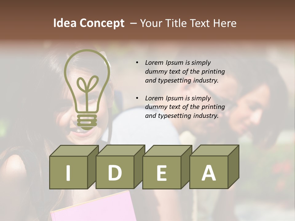 Outdoor Students University PowerPoint Template