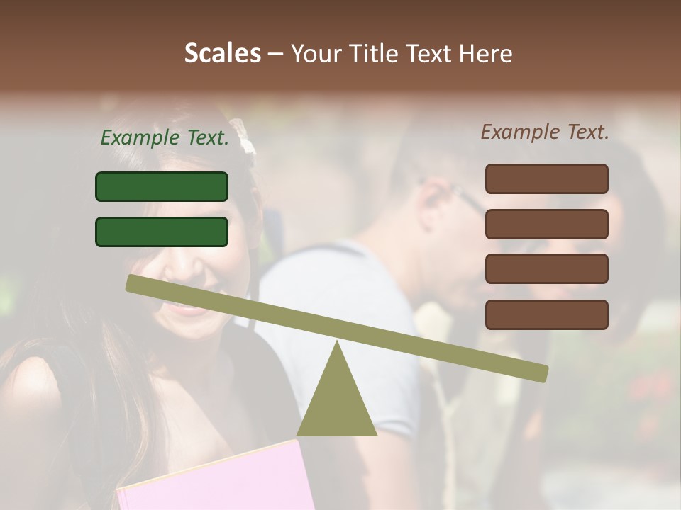 Outdoor Students University PowerPoint Template