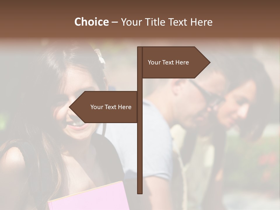 Outdoor Students University PowerPoint Template