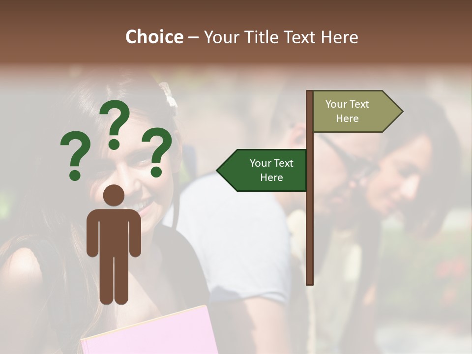 Outdoor Students University PowerPoint Template