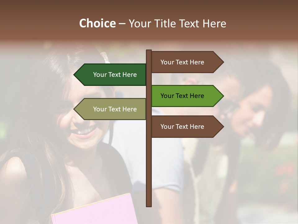 Outdoor Students University PowerPoint Template