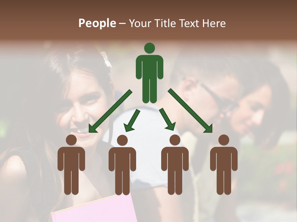 Outdoor Students University PowerPoint Template