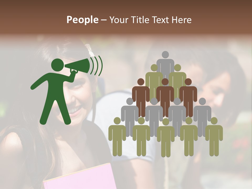 Outdoor Students University PowerPoint Template