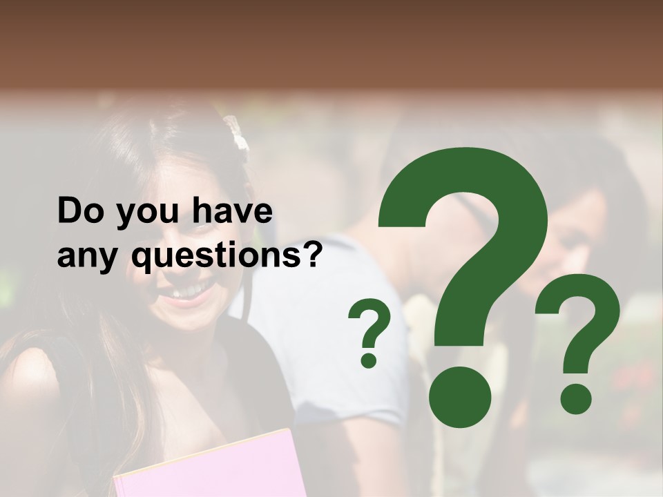 Outdoor Students University PowerPoint Template