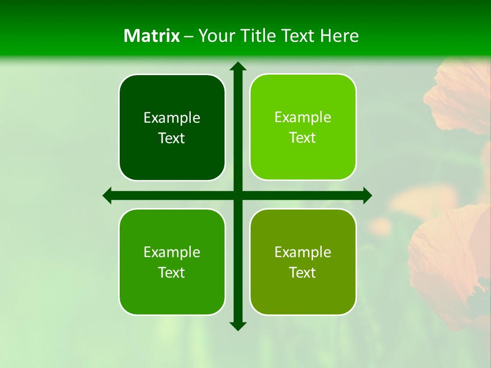 Florale Arri Saison PowerPoint Template