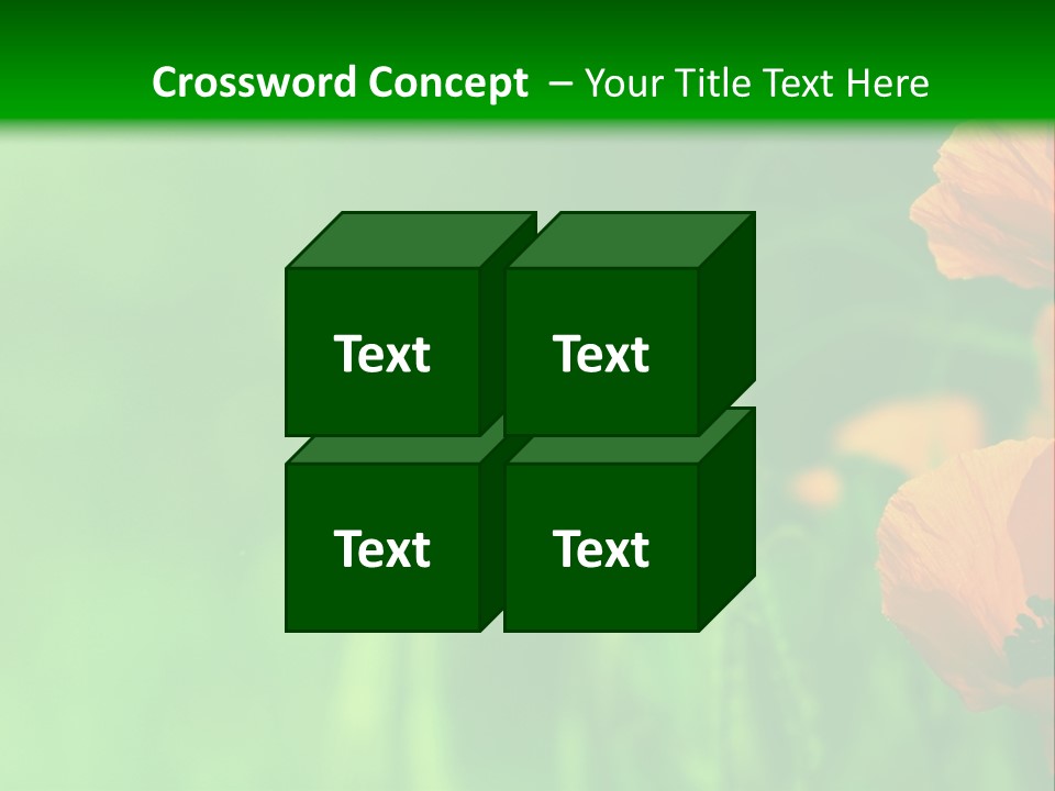 Florale Arri Saison PowerPoint Template